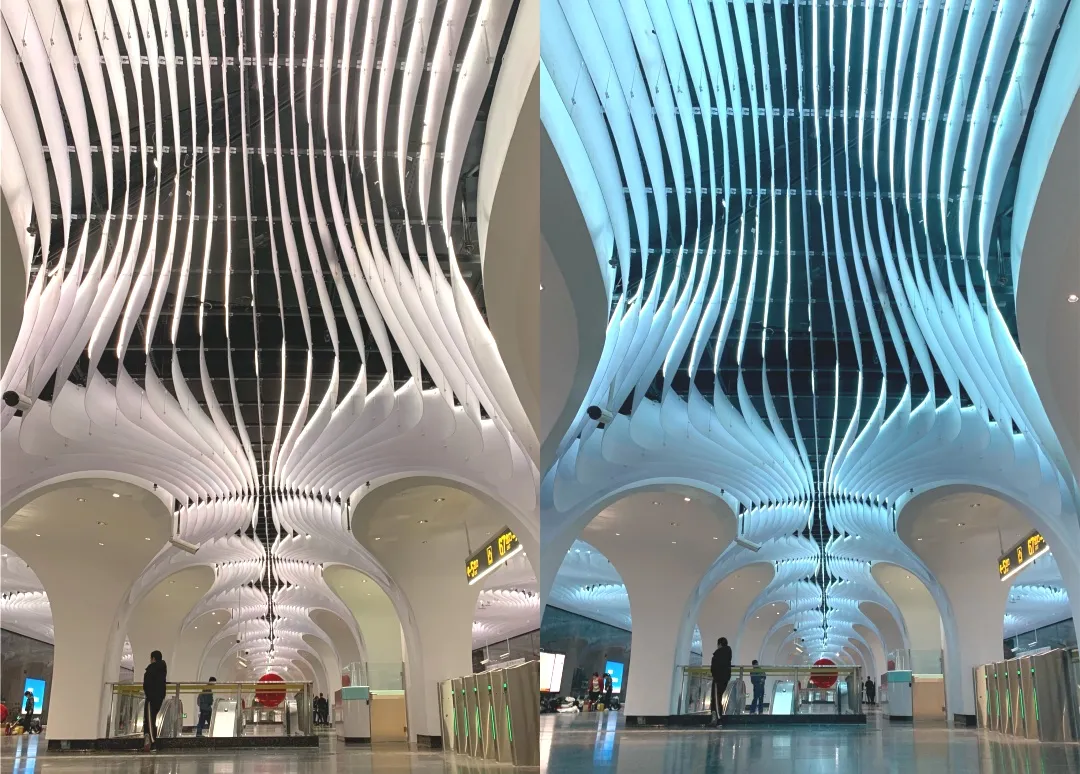 “最美车站”现身，2022上海网红打卡圣地，乘着地铁去旅行...