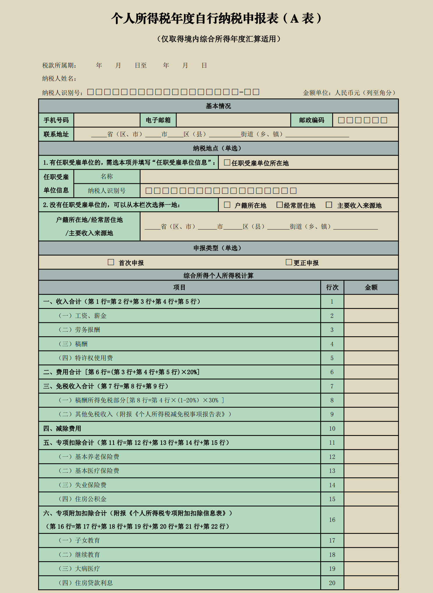 个税改变，你的年终奖有没有多交税费，附个人所得税税率表