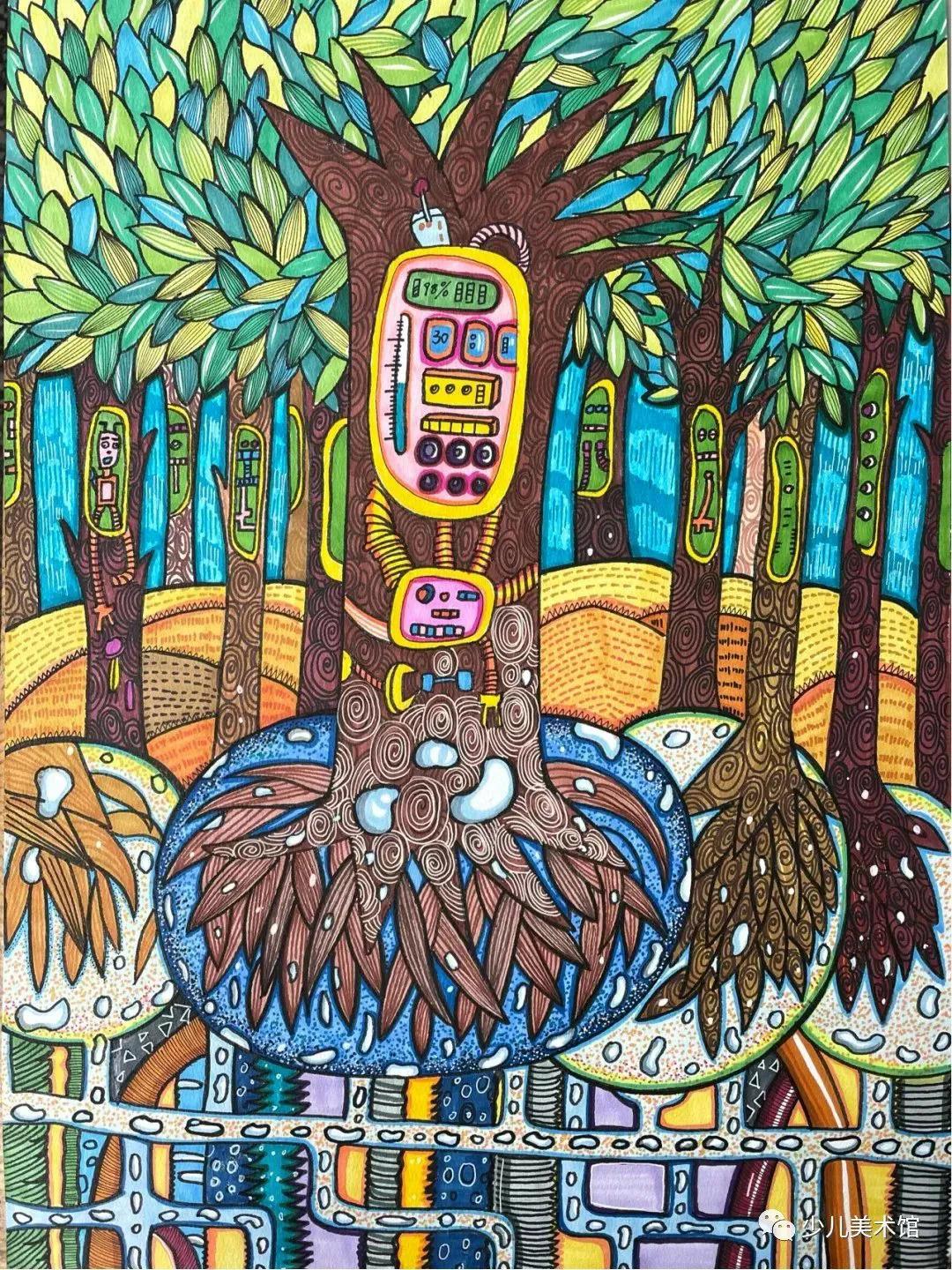 科幻画大赛获奖作品,提升孩子的创意思维!这个必须收藏备用