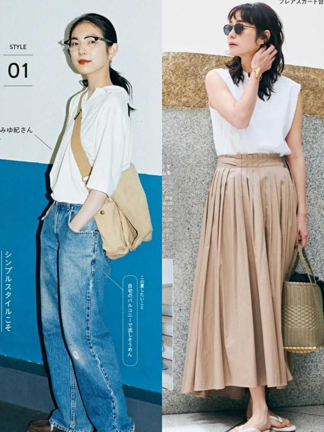 夏天别急着打扮得花里胡哨，真正有高级感的是白色系穿搭，太美了