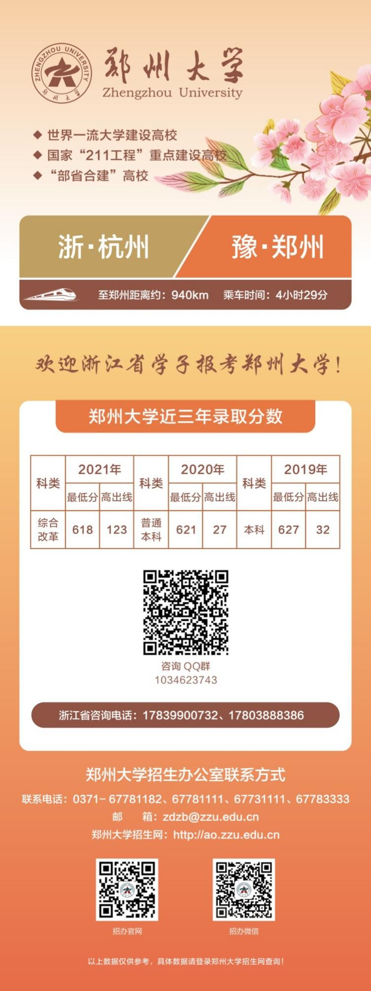 收藏！郑州大学各省近3年高考录取分数汇总，考生、家长关注！