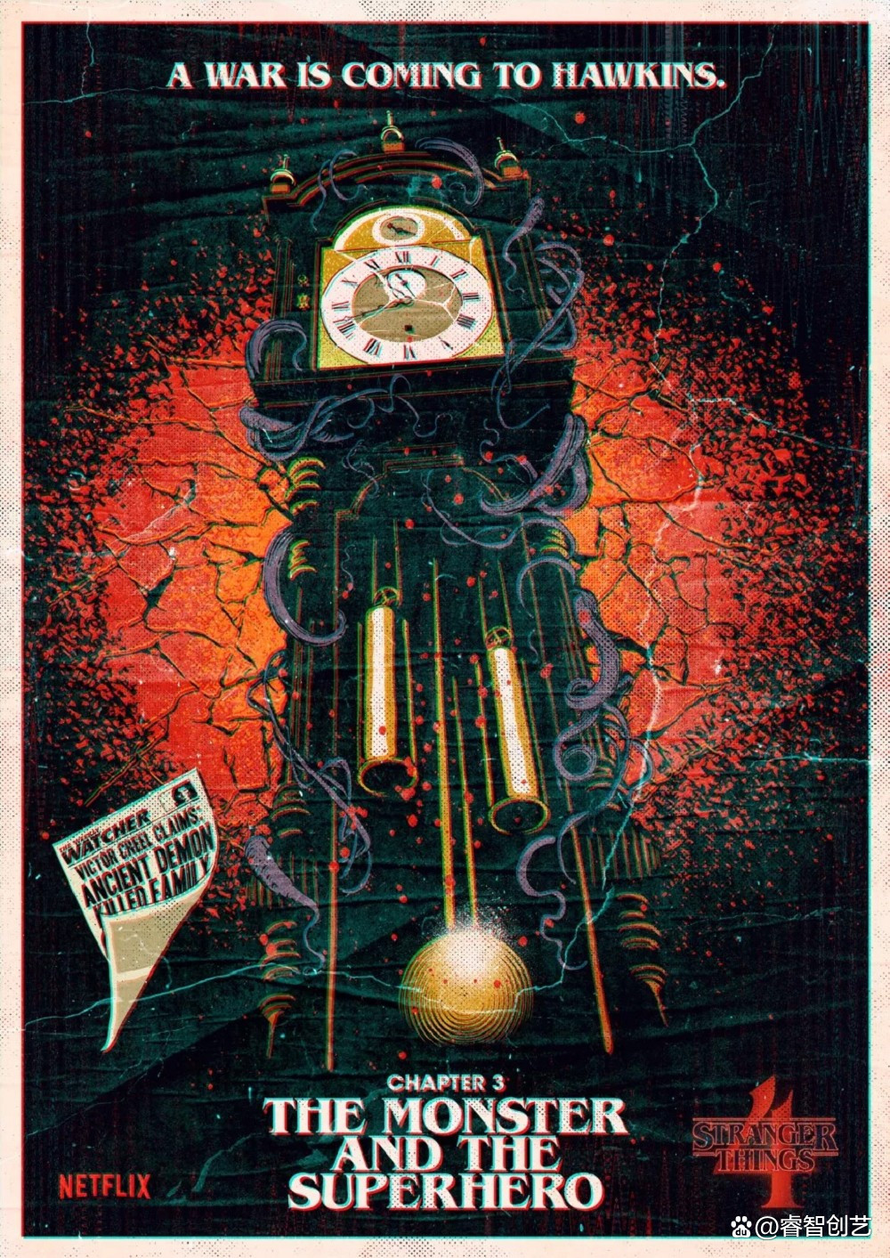 巴西设计师Butcher Billy操刀《怪奇物语4》创意视觉海报