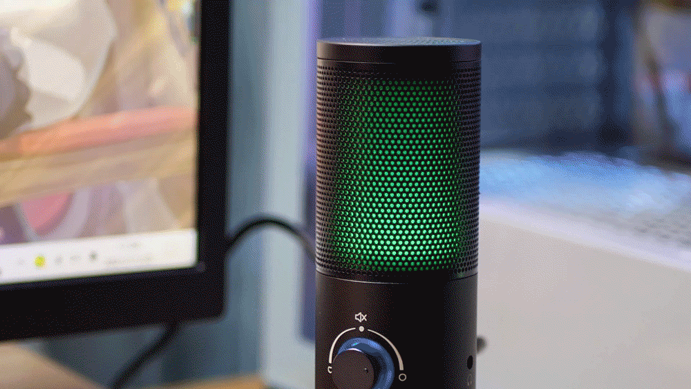 麥克風(fēng)也能光污染？雷柏上新奇葩外設(shè)，外形夸張還能直播