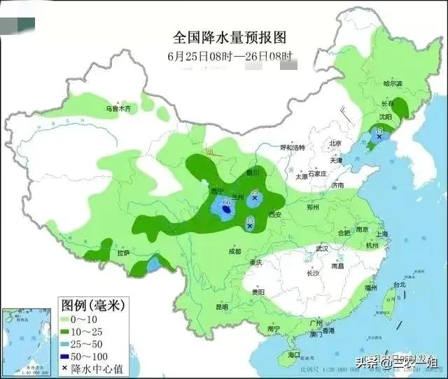 天气预报：25~29号特大暴雨范围已确认，60年一遇冷？农谚咋说