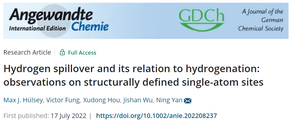 单原子催化！最新Angew，在原子尺度阐明催化新机理