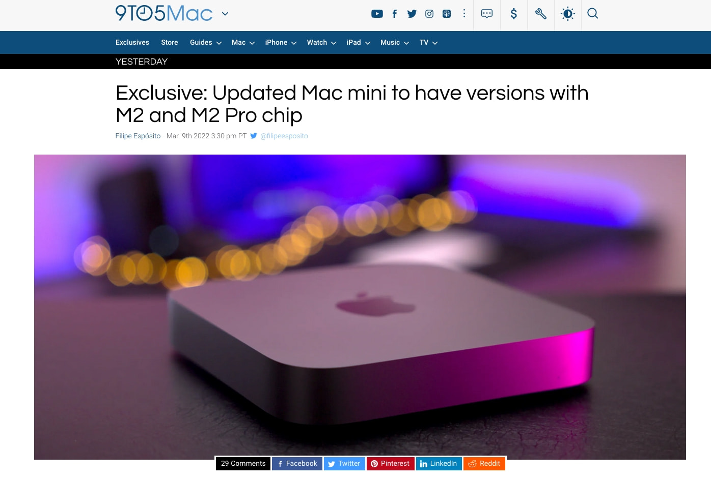 华为发布会定档多款新机提前泄露；搭载M2的Mac mini已在路上