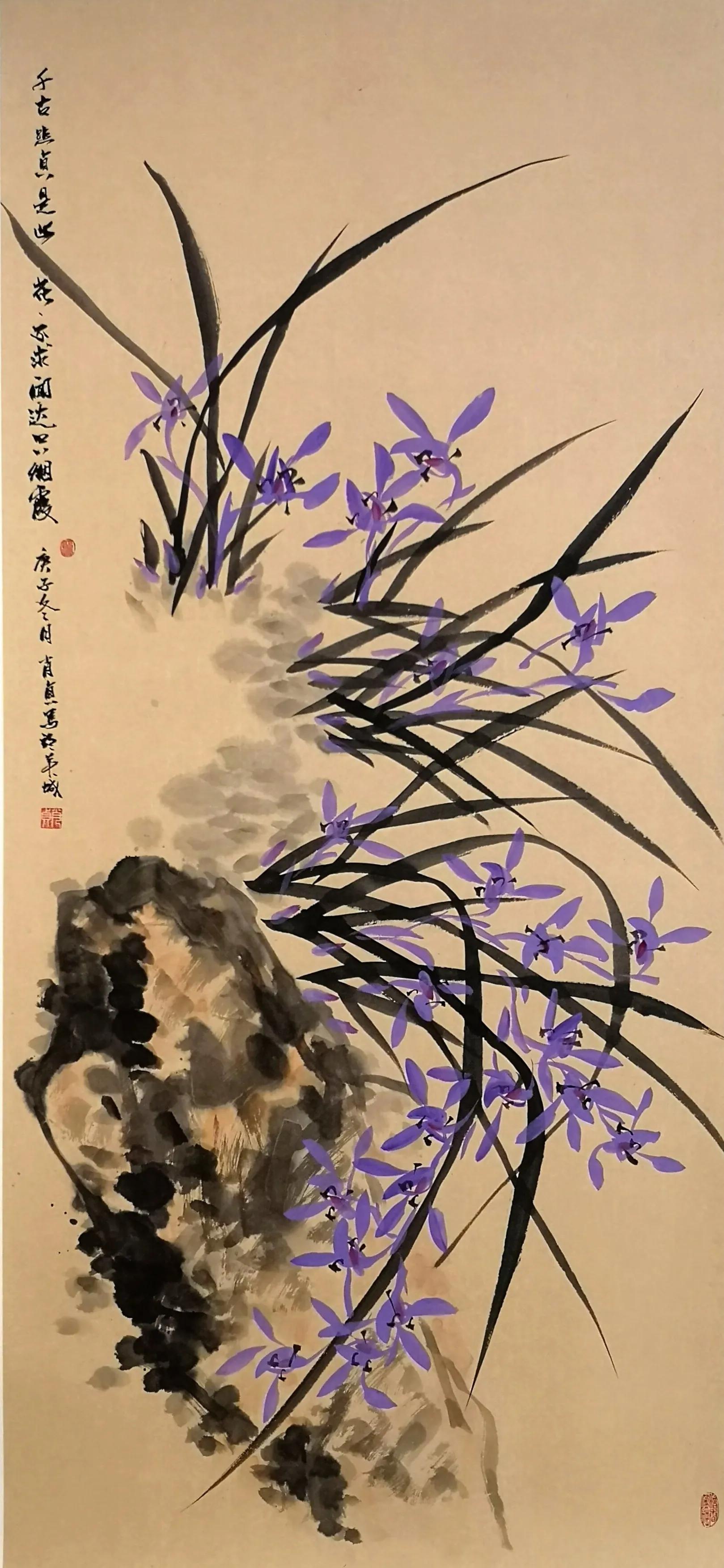 兰花图片 国画(名作赏析丨庆元宵) - 赤虎壹号