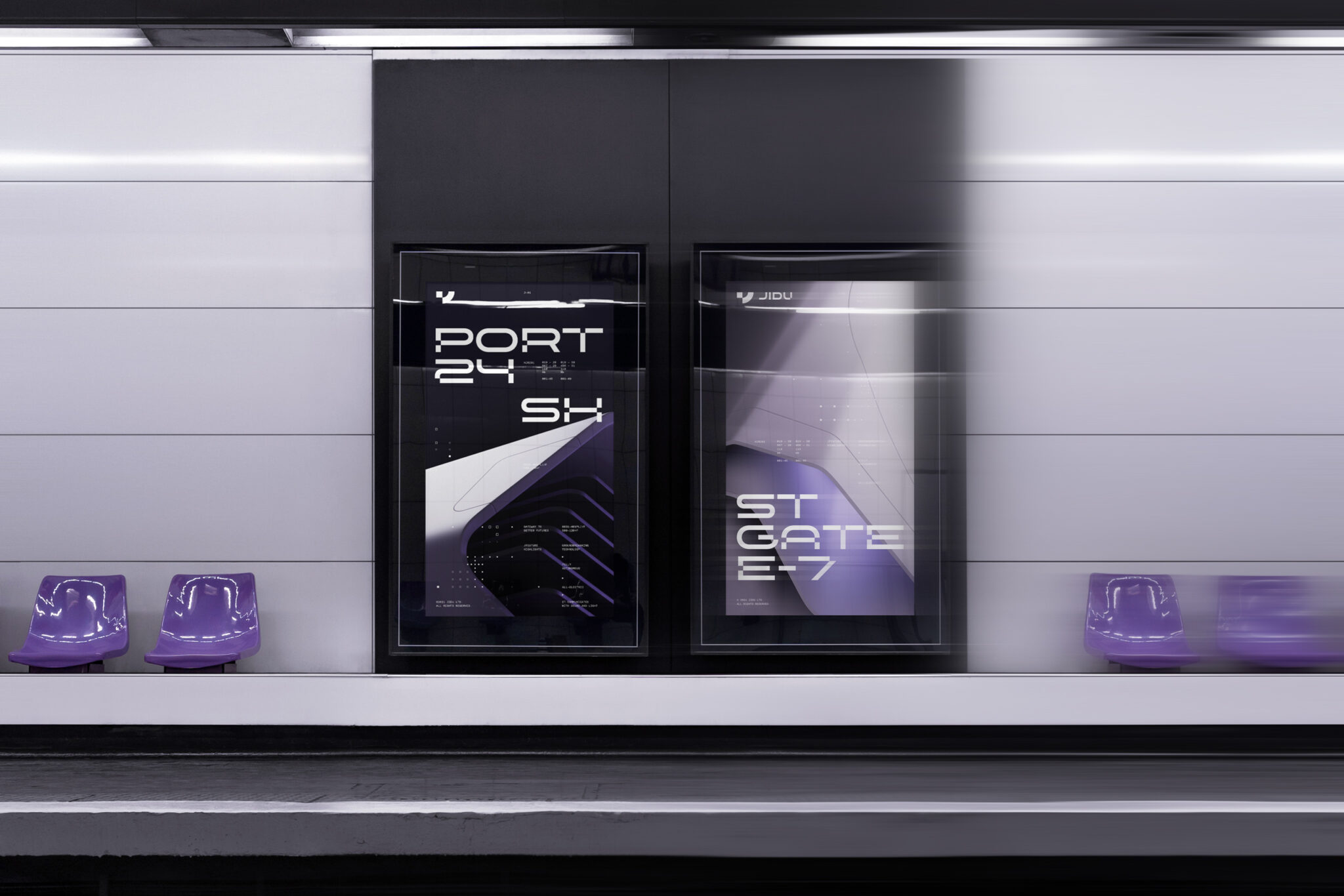 JIDU集度汽车logo设计via:oker