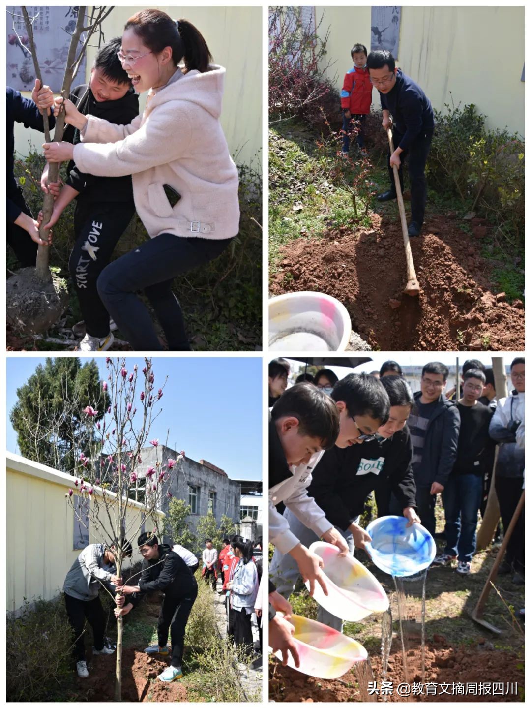 巴州區(qū)梓橦廟小學(xué)開展植樹節(jié)活動(圖1) 巴州區(qū)梓橦廟小學(xué)開展植樹節(jié)活動(圖1)