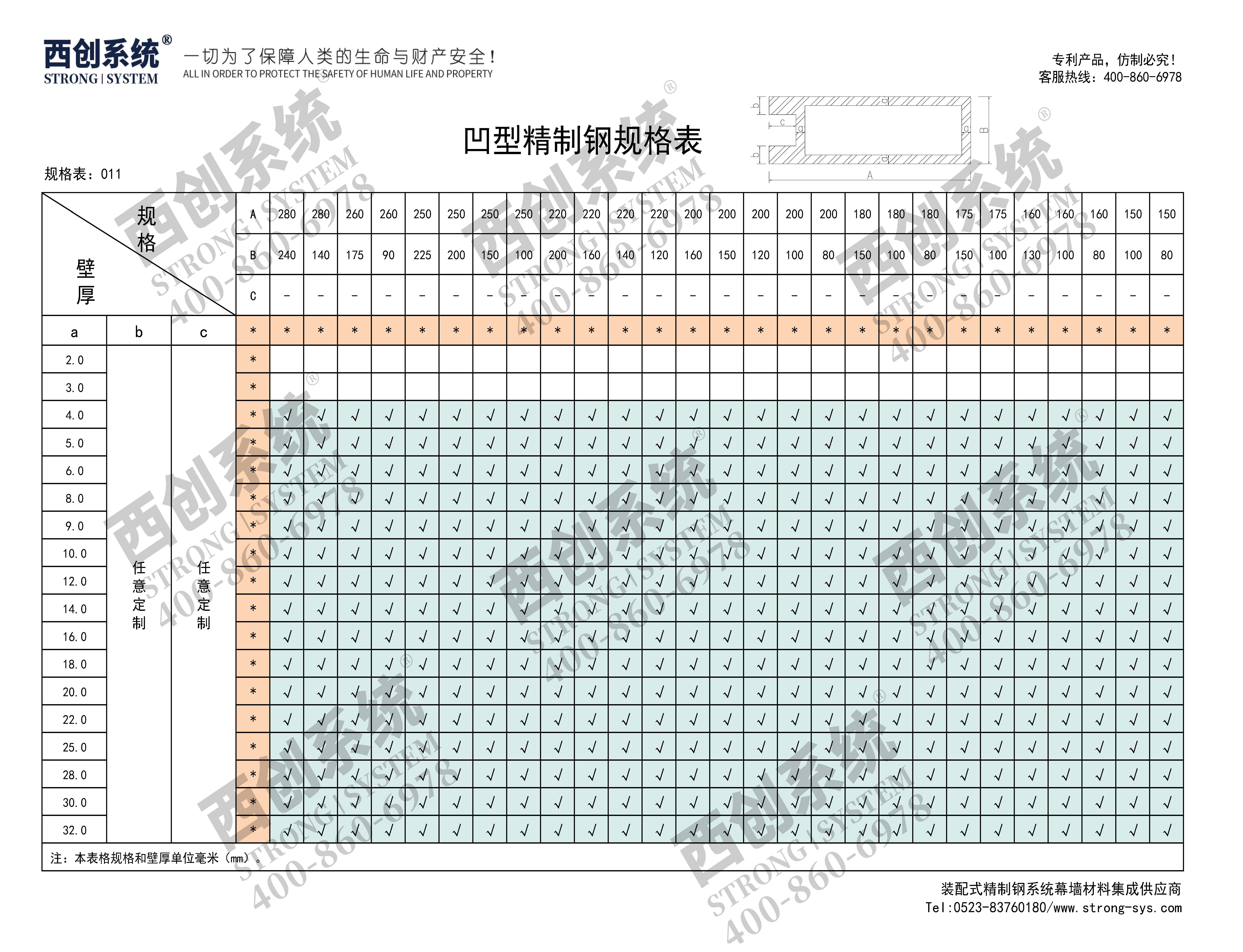 西创系统凹型精制钢竖明横隐（横附框）幕墙节点设计(图11)