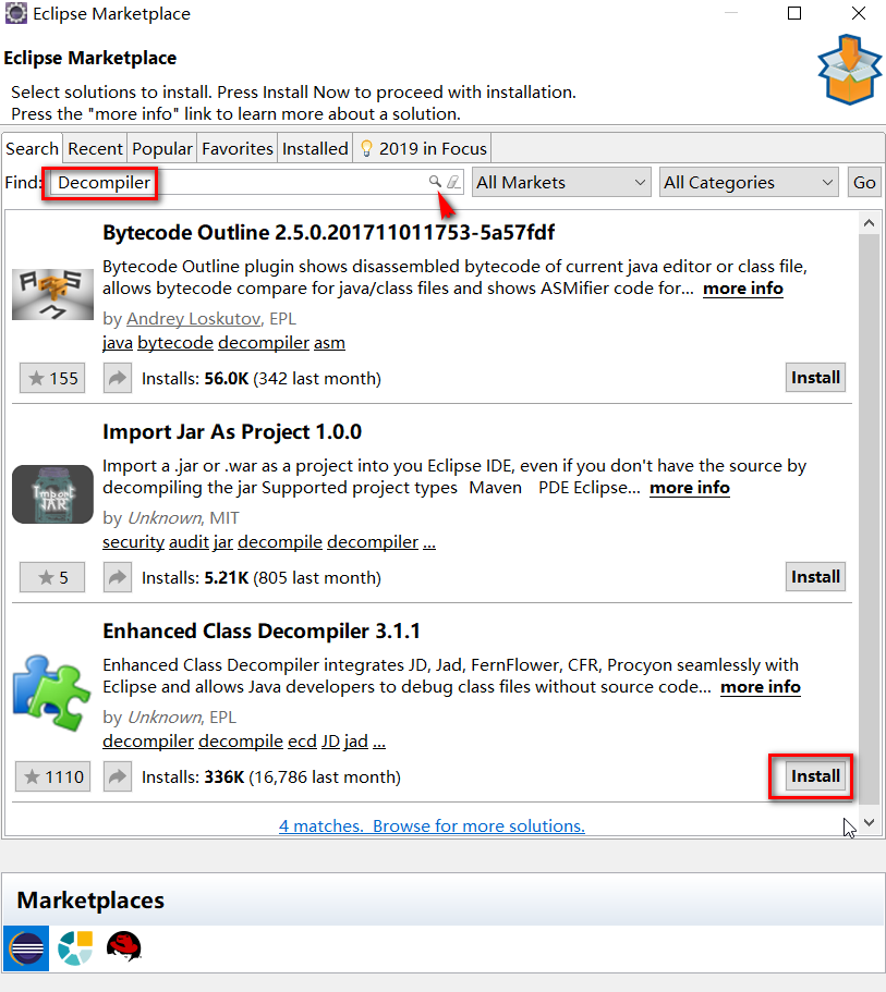 eclipse安装反编译插件
