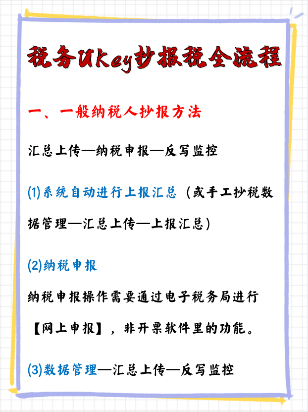 不会抄报税还想涨工资？老会计整理了抄报税全流程，赶紧拿走不谢