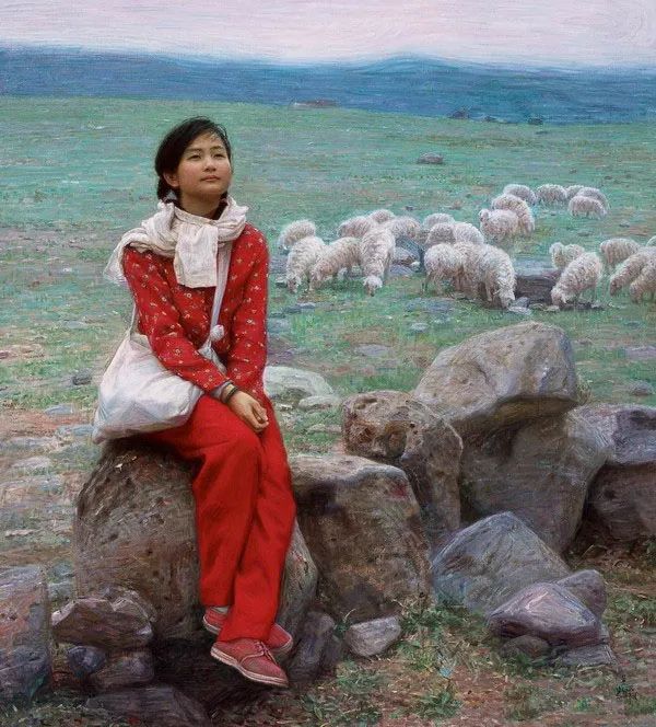 吴静涵笔下的少女，如此清纯