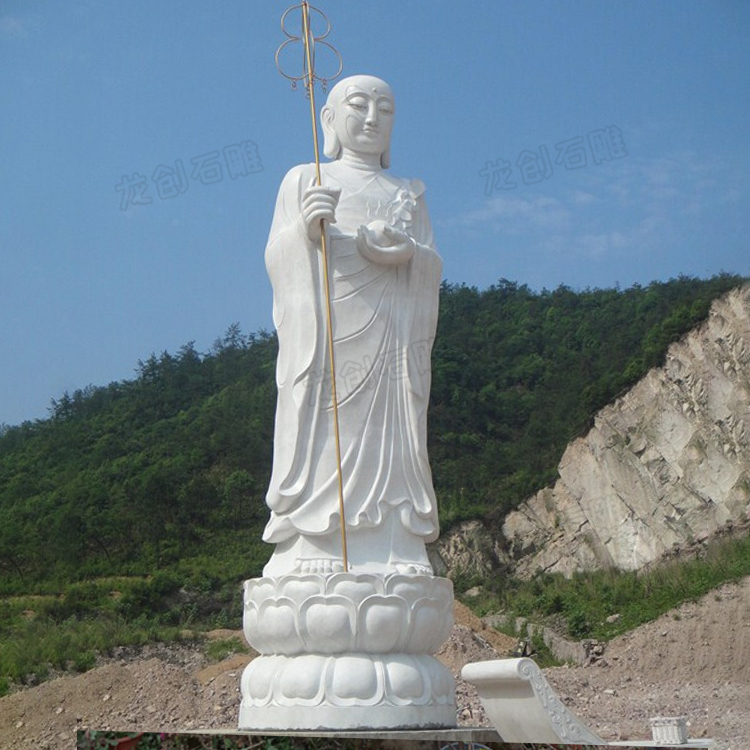 石雕地藏王菩萨像图片欣赏