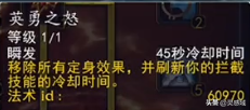 魔兽怀旧服 至尊职业技能详细介绍-战士