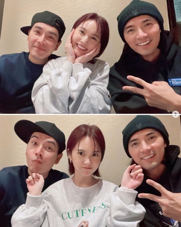 爷青回！杨丞琳贺军翔王传一时隔十五年再同框，杨丞琳被老友催生