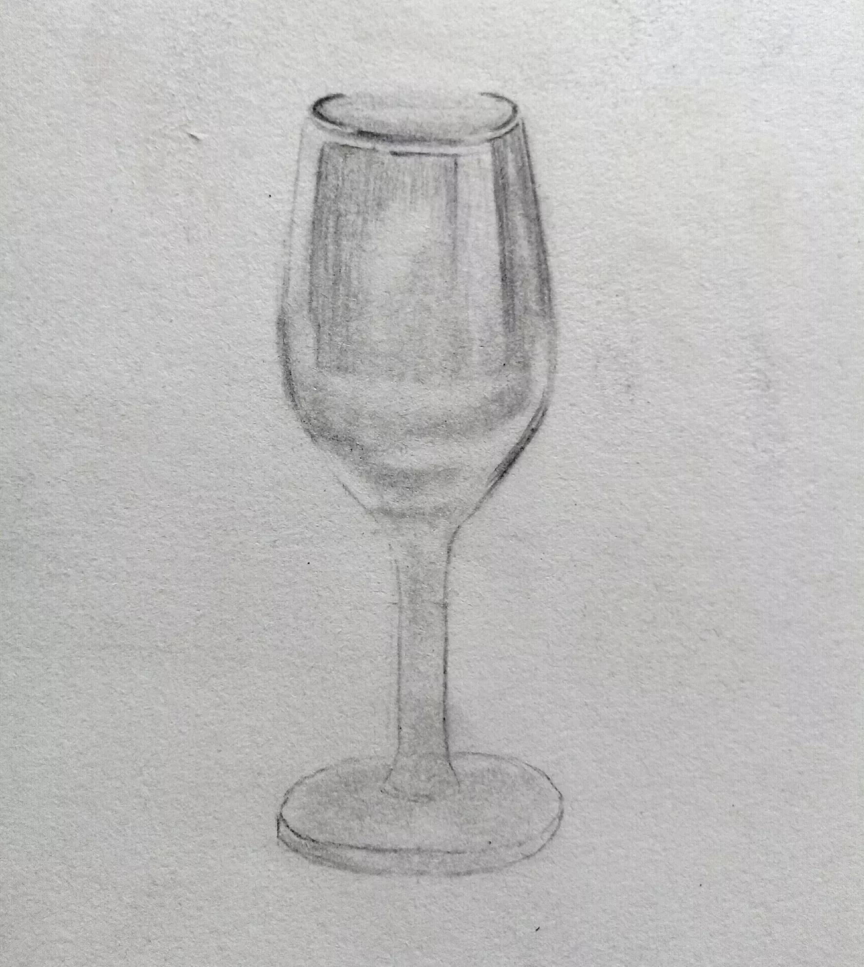 玻璃杯怎么画玻璃杯怎么画