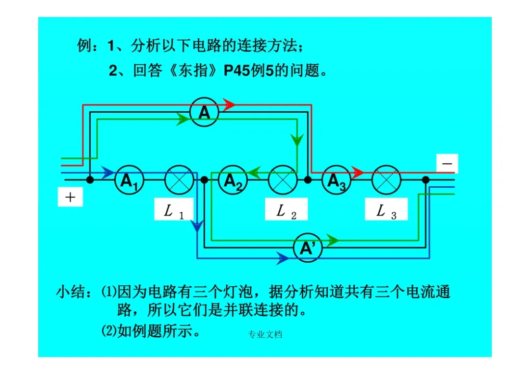 初三物理总复习-电流与电路