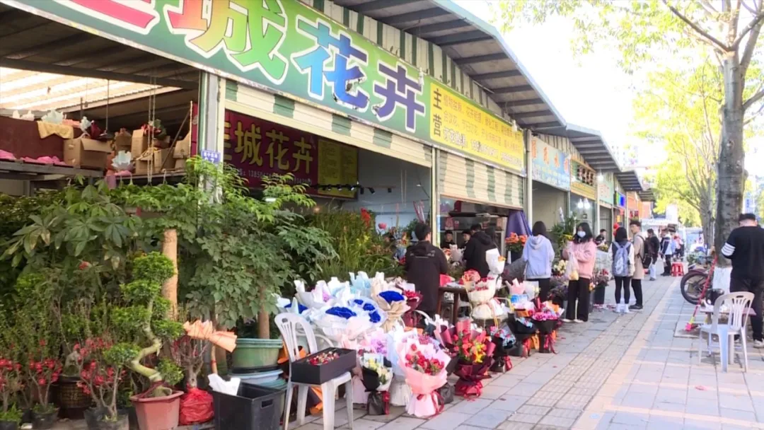 連城：鮮花熱銷“浪漫經濟”火爆