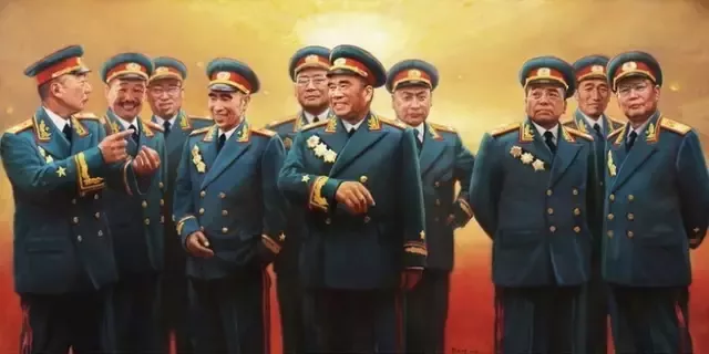 （贺龙）龙腾虎跃，创建红色军队，军魂闪耀。