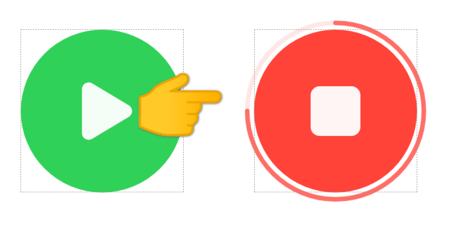 （Android）写个小控件吧：长按结束运动