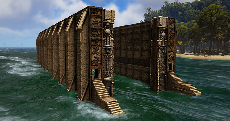 Steam海盗游戏《ATLAS》元老级怪物，熔岩石头人的实力非常恐怖