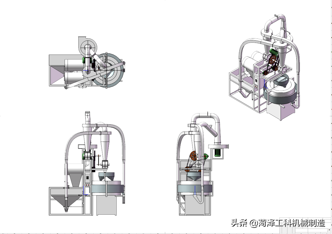使用三層石磨磨粉機(jī)的好處跟優(yōu)點(diǎn)，加工的面粉有什么差別