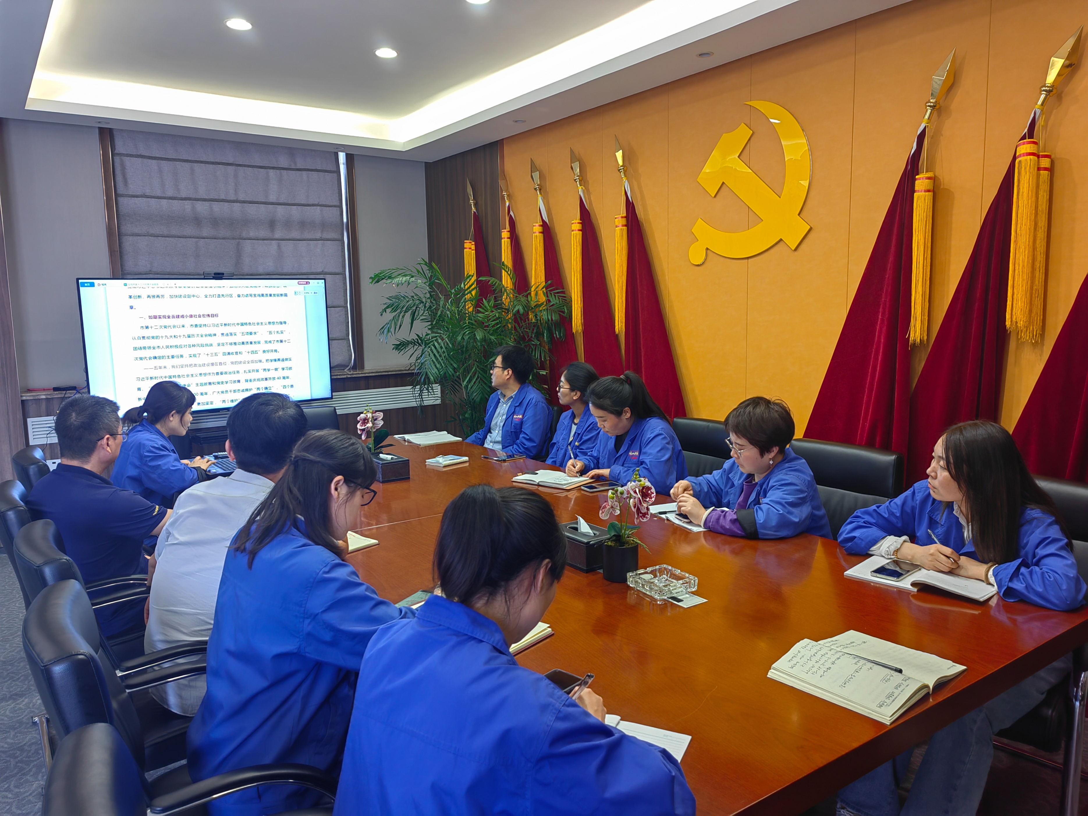 岐山天缘党支部：学习贯彻宝鸡市党代会精神，奋力推进高质量发展