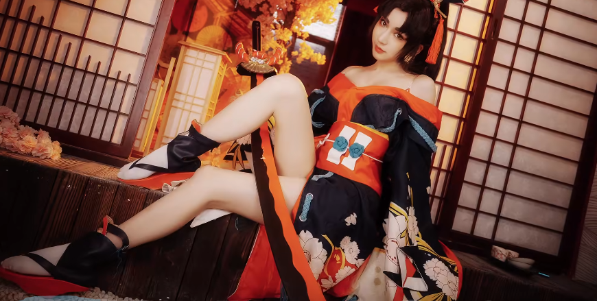 7套《永劫无间》女装COS  妖刀姬迦南整出花活！