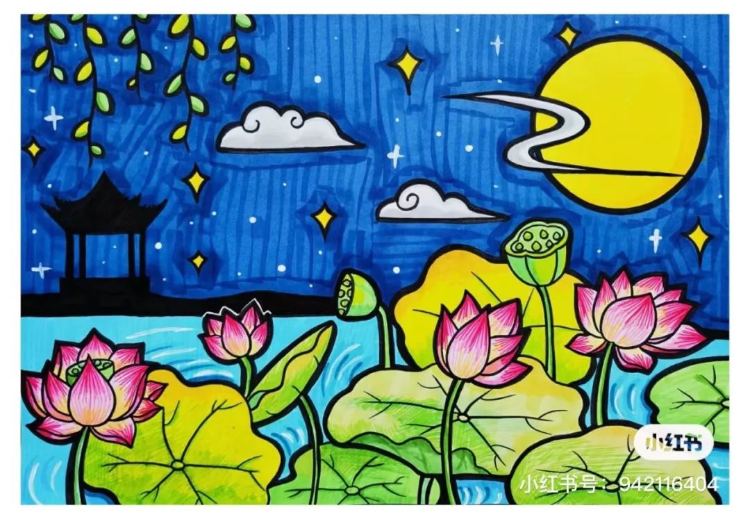 好雨知时节,当春乃发生 50张有关清明节,春天主题创意绘画