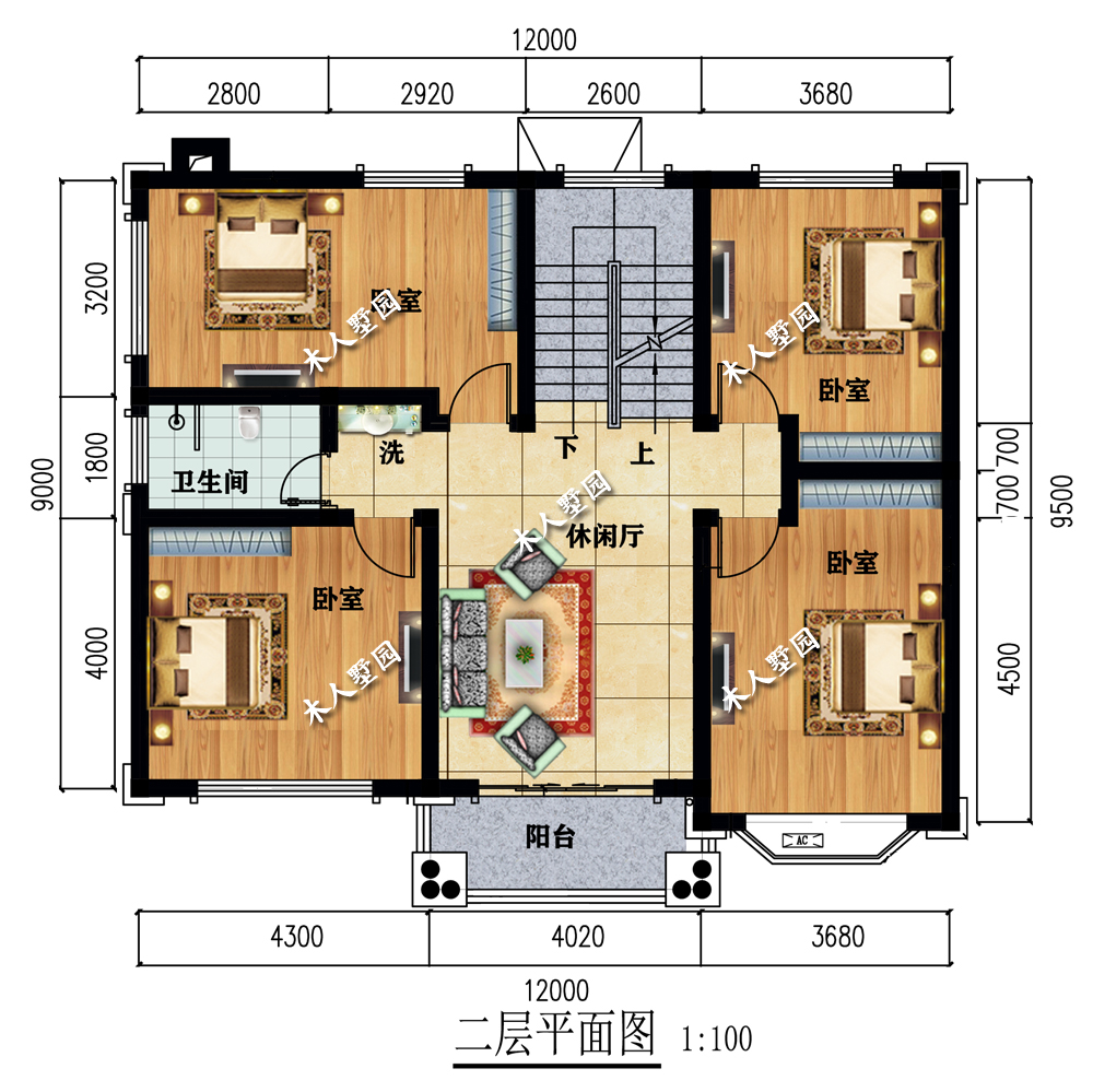 121平農村建房案例,9間臥室更實用,計劃造價30萬,爸媽說:兩倍