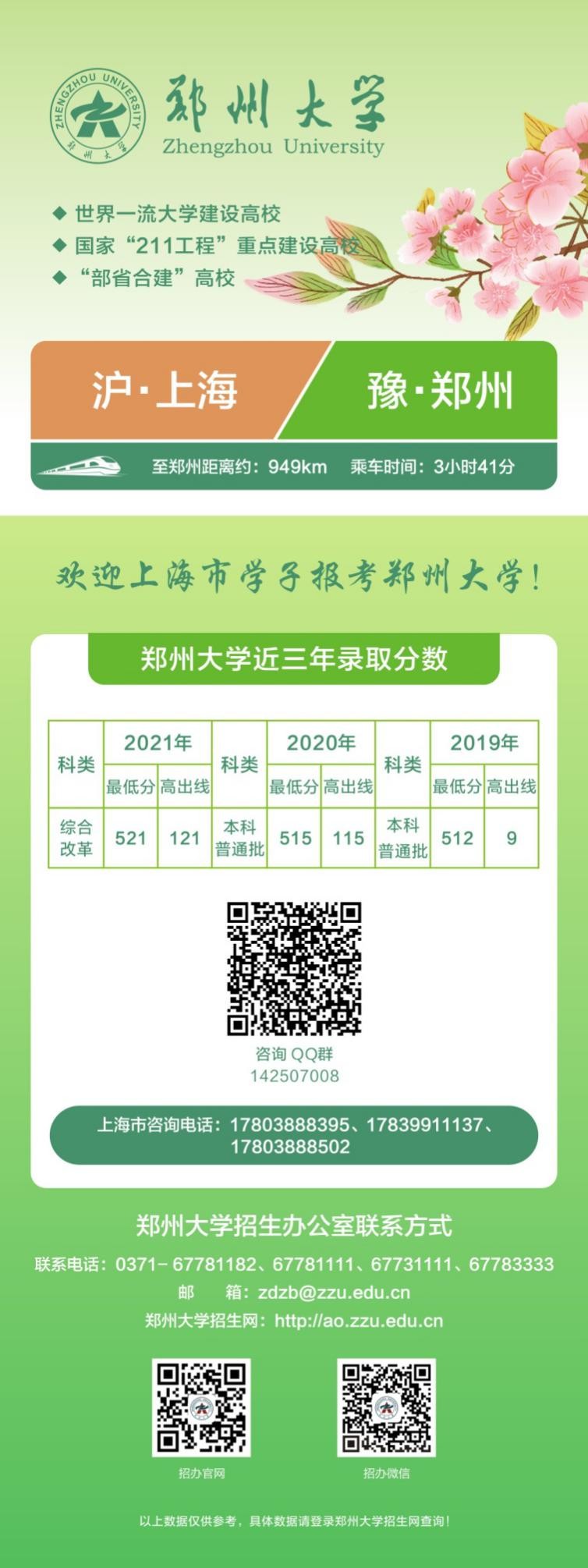 收藏！郑州大学各省近3年高考录取分数汇总，考生、家长关注！