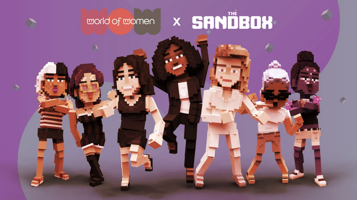 The Sandbox和女性世界为 WoW 花2500 万美元建立了 NFT 联盟