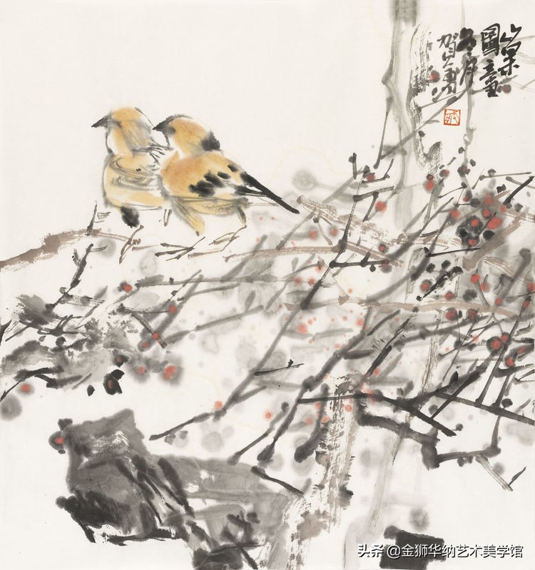 画家贺勇先生优秀作品（小品花间系列）欣赏系列《四》