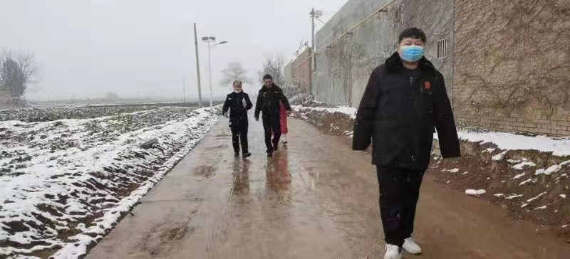 西安临潼法院：风雪执行路，用实际行动践行诺言