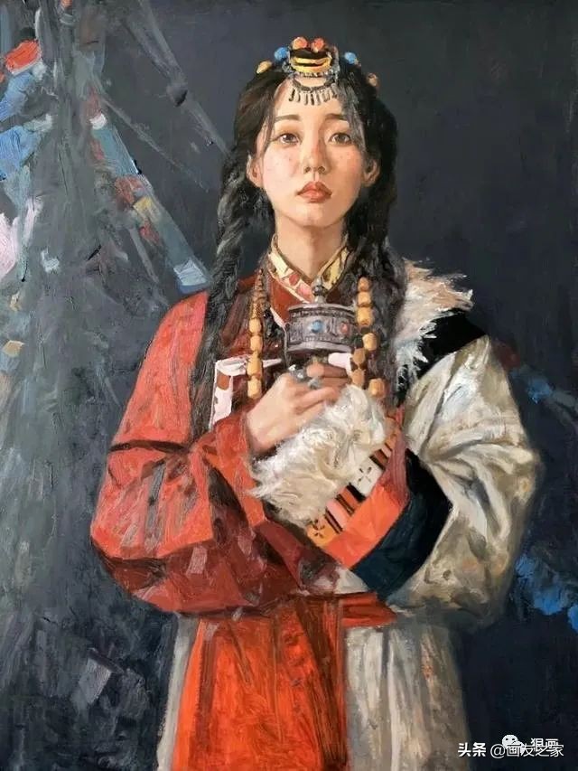 张锦龙油画人物作品欣赏