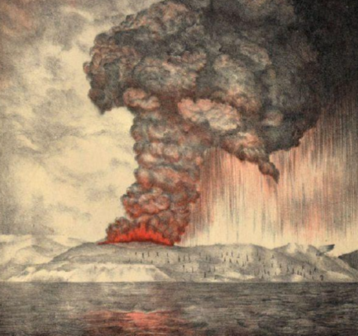 汤加火山持续爆发！1815到1817年云南大饥荒，重演“无夏之年”？
