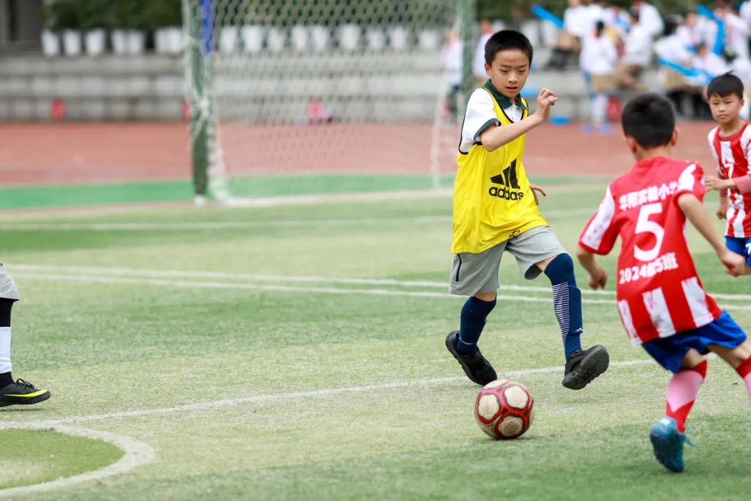 天府新区华阳实验小学在升旗仪式上隆重举行足球运动会颁奖典礼