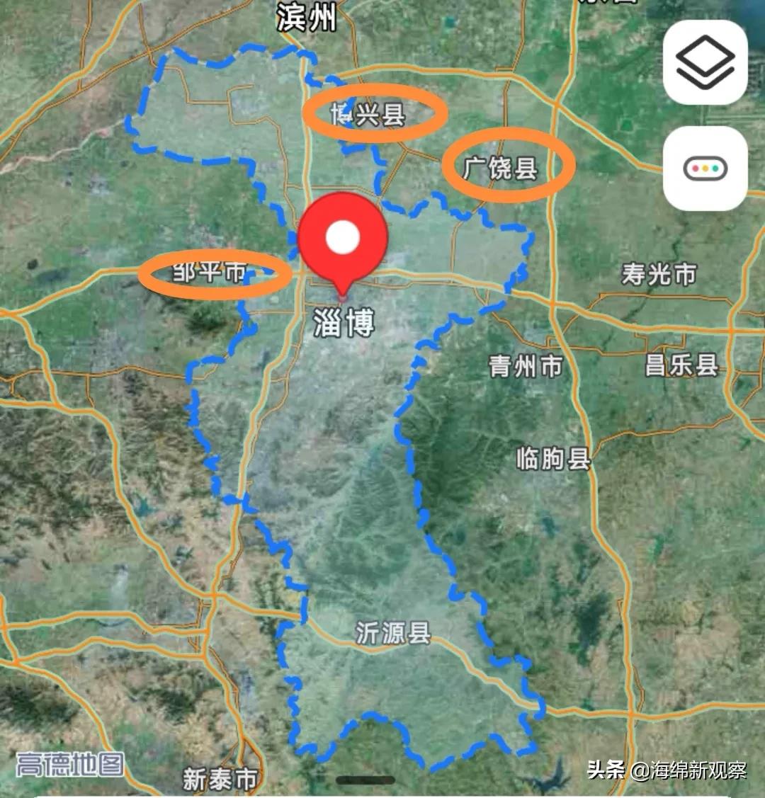 淄博是山东隐形和低调的经济中心，只有合并邹平等地才能更好发展