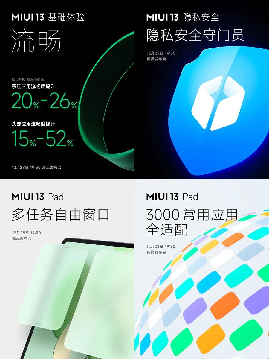 MIUI13�ٷ�Ԥ�Ȼ��ܣ��۽����������Ż� �������