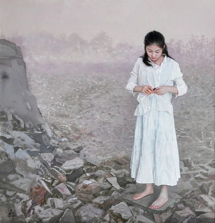 吴静涵笔下的少女，如此清纯