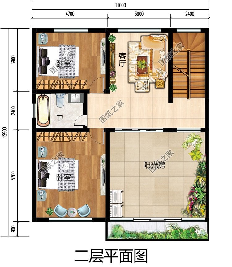 带有阳光房的别墅设计，宁静幽远的感受令人神驰