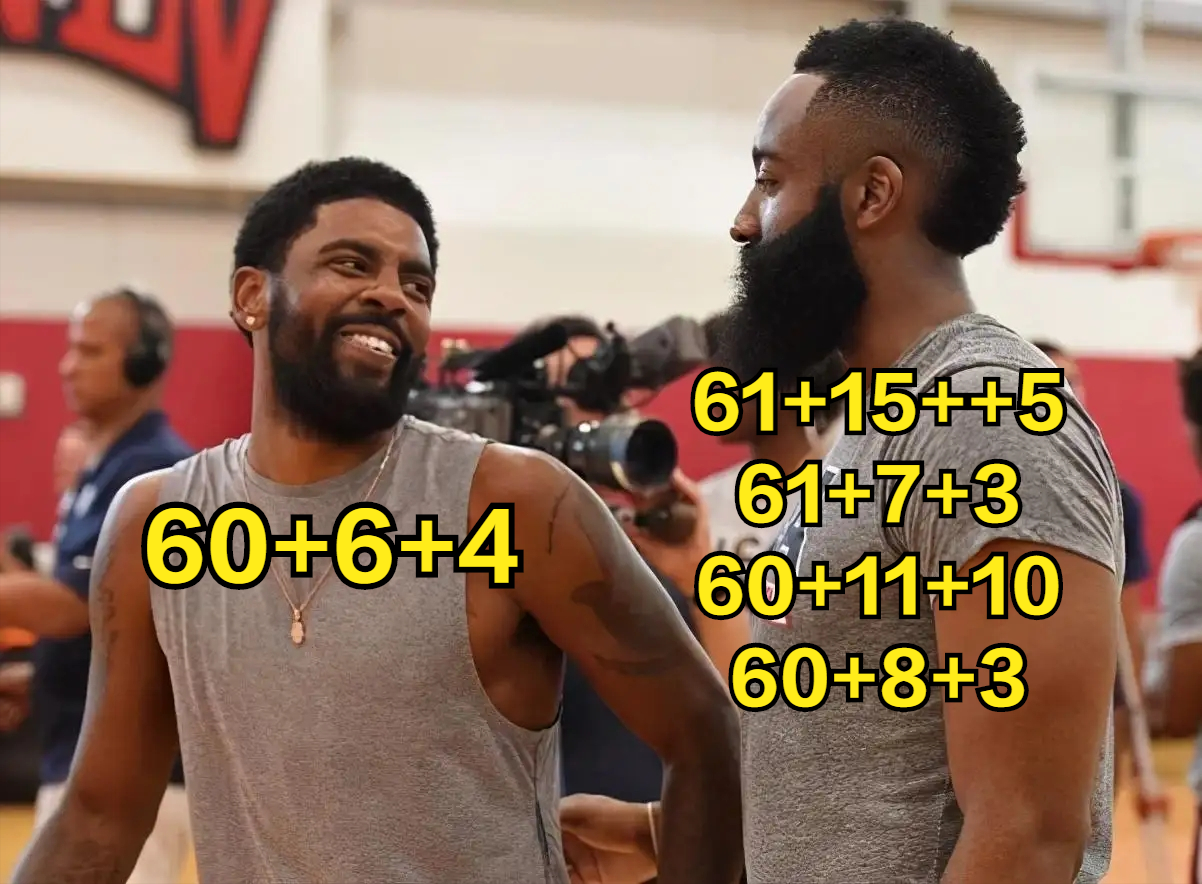 nba现役12号球员有哪些(NBA现役仅12人做到单场60分，哈登4次最多，布克70分最高)