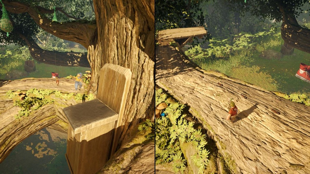 可能融入到游戏的本身,不会显得生硬突兀,比如大树场景时候迁徙的蚁群