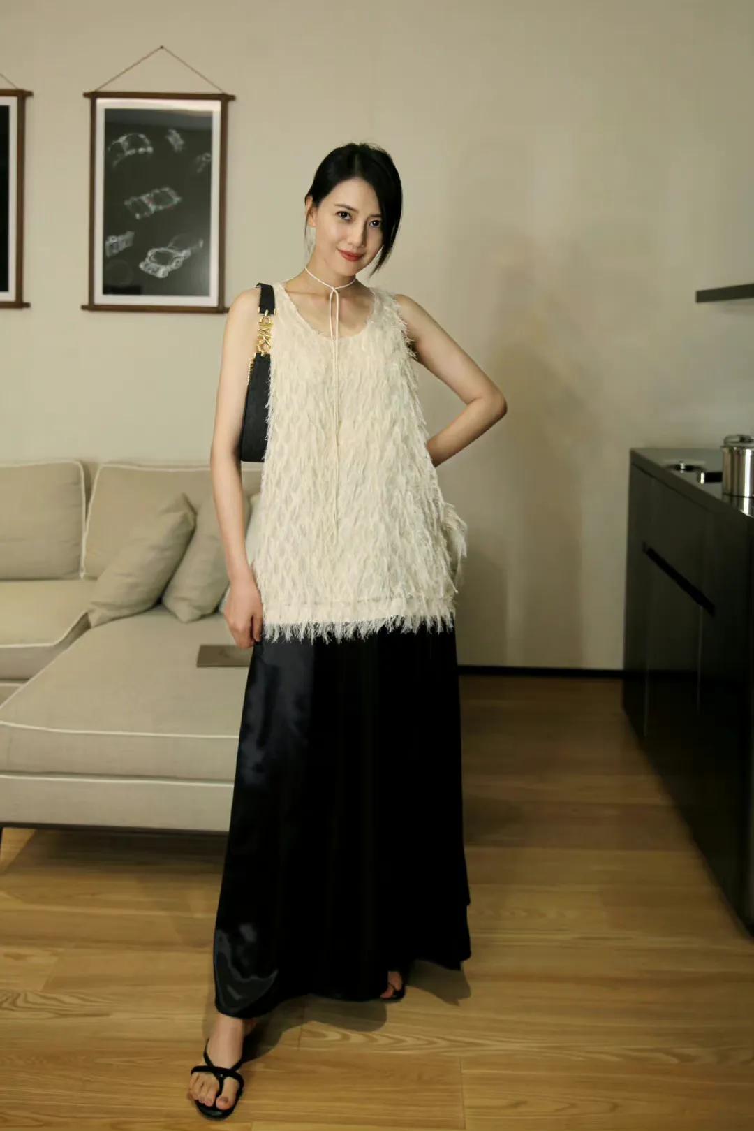 高圆圆近期穿搭