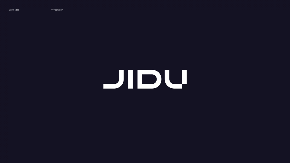 JIDU集度汽车logo设计via:oker