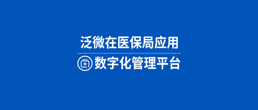 泛微在医保局特色应用：低代码构建保障制度体系综合管理平台