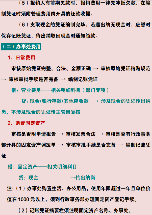 财务部门注意！财务各岗位工作流程汇总，不知道的赶紧来看看