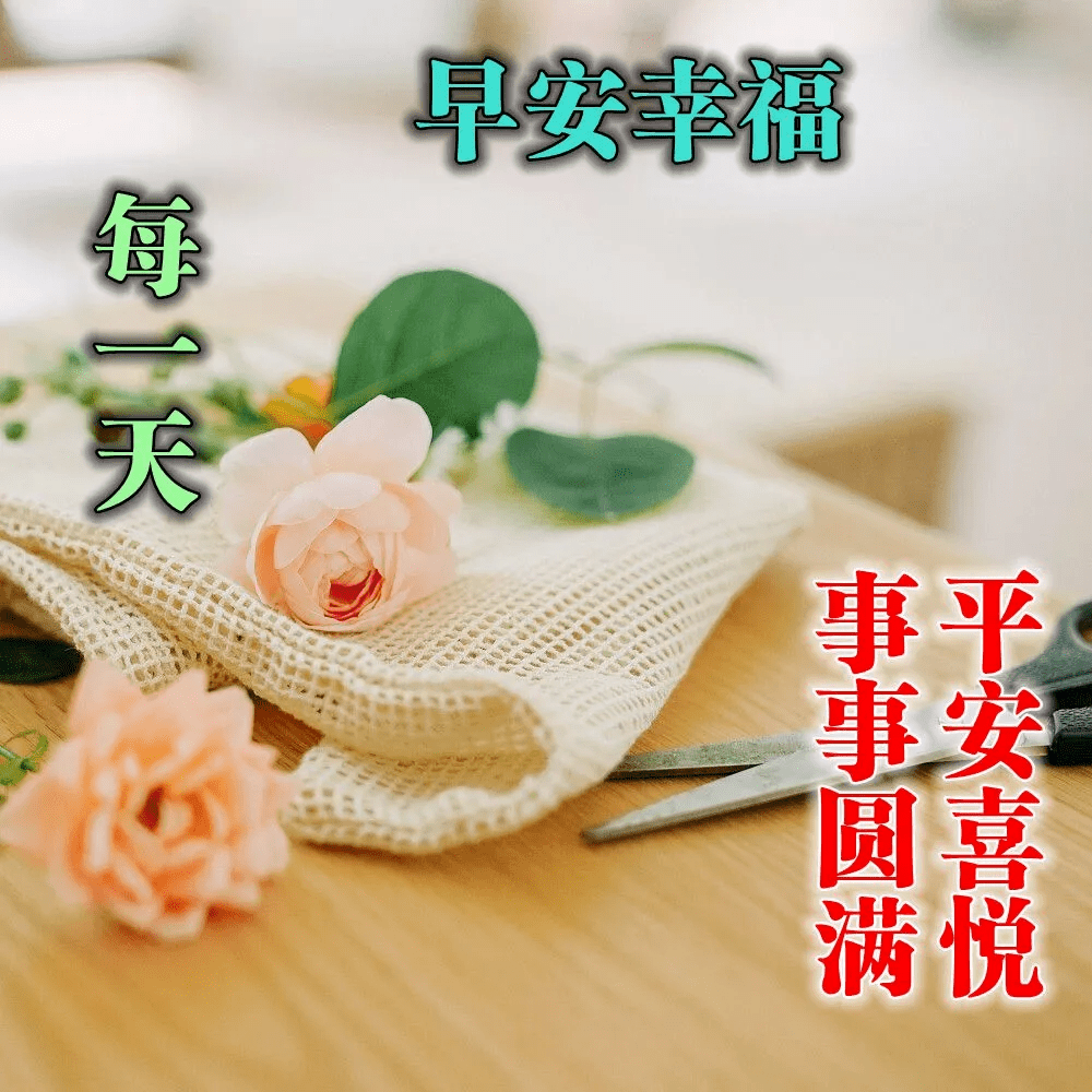 早晨问安：一句祝福，只有真诚的朋友常留心间，早晨好