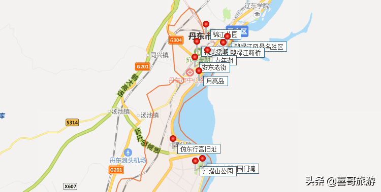 辽宁省丹东市振兴区十大景区有哪些？自驾游如何安排行程？